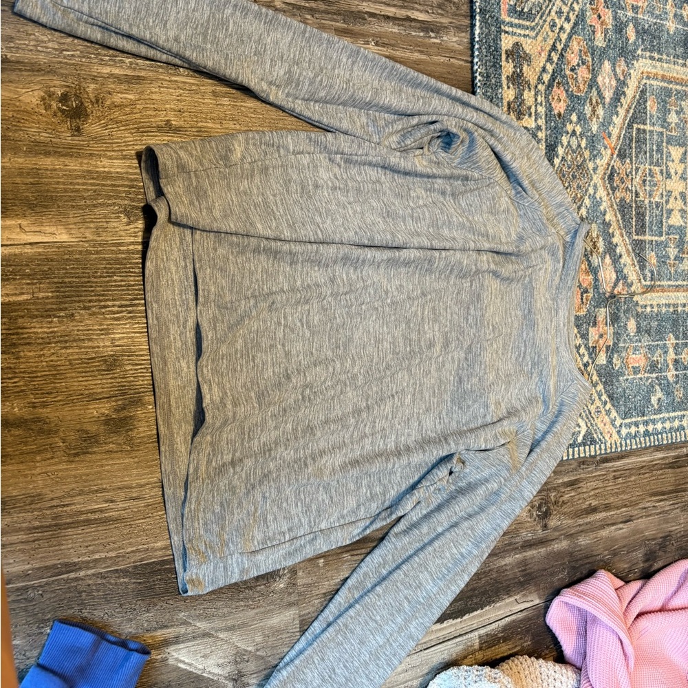 Kyodan Gray Girls Long Sleeve Top